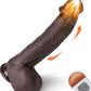 Chocolate Love Thrusting Dildo