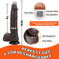 Chocolate Love Thrusting Dildo